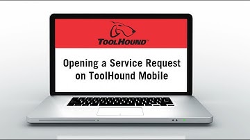 Opening a Service Request on the Mobile app in ToolHound 6