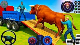 Farm Animal Truck 🚒 Transport Simulator | Real Zoo Transporter Truck Driving Game 3D 