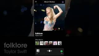 TAYLOR SWIFT - FOLKLORE - ALBUM REVIEW №13 #pop #music #taylorswift #folklore