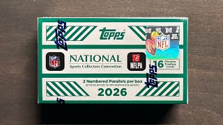 2026 Topps NSCC Football Box Opening - National Exclusive with 2 #’d Parallels