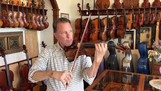 Fine Guarneri-model Violin Crafted by Violinmaker Eric Benning for Sale