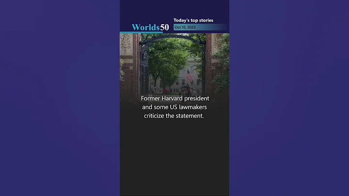 Harvard Students' Letter on Israel Sparks Controversy