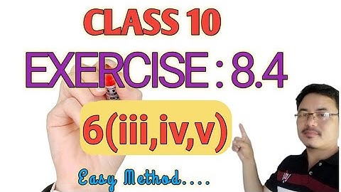 Class 10:Maths: Exercises 8.4// ত্ৰিকোণমিতি//Trigonometry// Q.6(iii,iv,v)