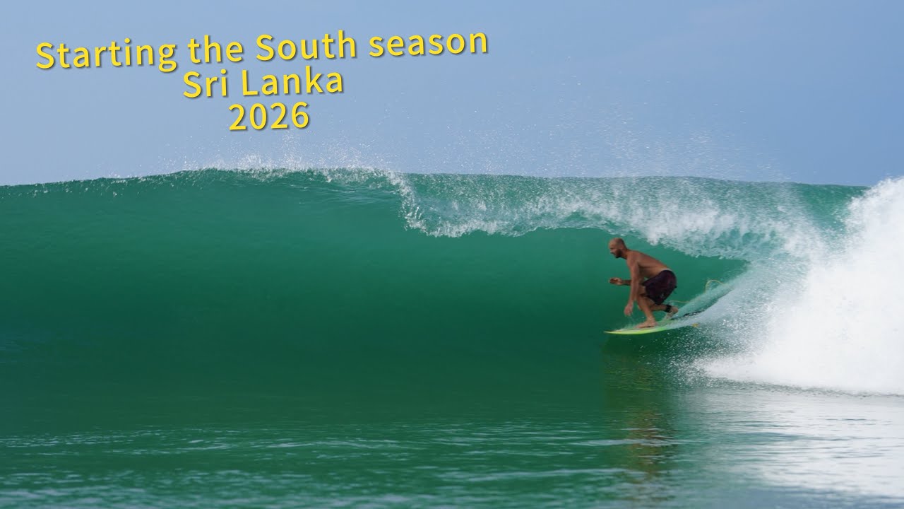 Начало сезона серфинга на юге Шри-Ланки