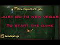 Fallout New Vegas. Early fast run to New Vegas