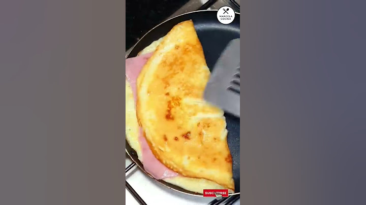 ✅ OMELETTE de JAMON y QUESO Desayuno Rapido #shorts