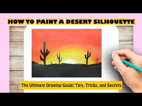 How to Paint a Desert Silhouette