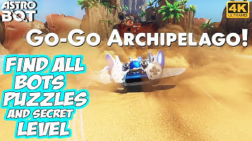 Astro Bot - How to GET All BOTS and PUZZLES in GO-GO ARCHIPELAGO (Tentacle System)
