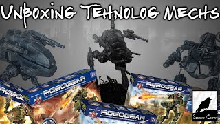Unboxing review of Technolog Robogear Mechs ( For use in Gamma Wolves)
