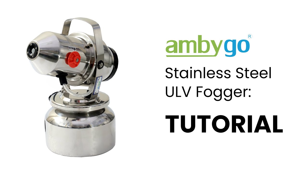 How to Use Ambygo Stainless Steel ULV Fogger Machine | Comprehensive Tutorial & Features Overview