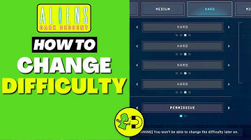 Aliens Dark Descent How to Change Difficulty