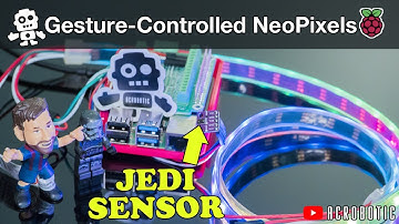 Raspberry Pi 4 Gesture-Controlled NeoPixels Using Python | APDS9960 and WS2812Bs
