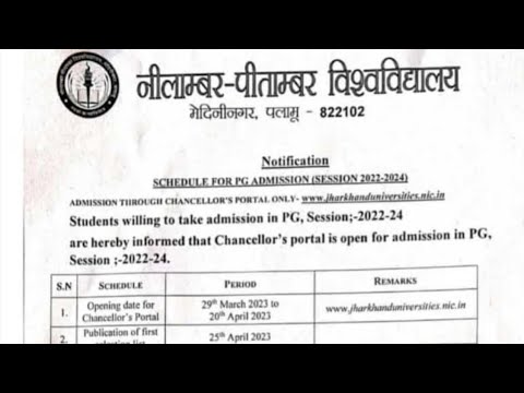 NPU PG Admission