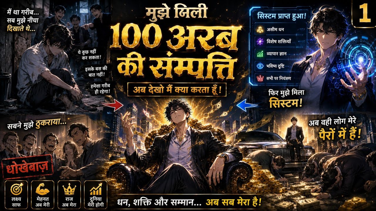 गरीब लड़के को मिला100 अरब की संपत्ति वाला SYSTEM, फिर जिसने भीधोखा दिया उसका क्या हुआ?😱Manhwa Recap