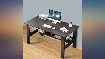 【US Fast Shipment】 Luonita Writing Computer Desk Modern Simple Study Desk review