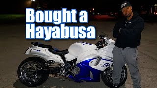 I Bought a Custom Suzuki Hayabusa! 330 O.S.D. Wide Tire Kit...