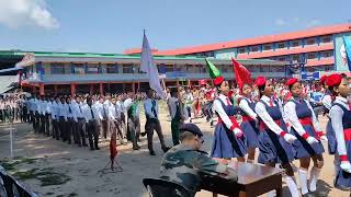 Inter - school March past competition organised by St Anthony's Higher secondary school Shillong