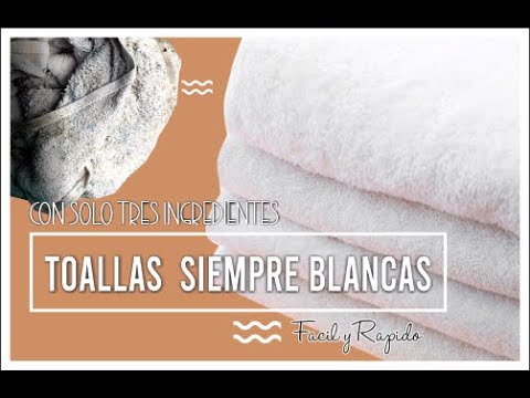 6 maneras económicas y fáciles de blanquear tus toallas - Mejor con Salud