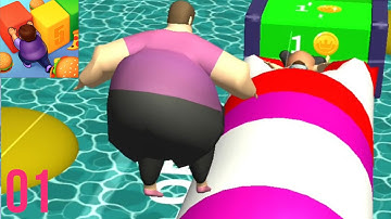 Fat Pusher Gameplay All Levels Walkthrough  part 01