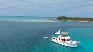North Lynyard Cay, Abaco, Bahamas on the Vessel One Knot at a Time