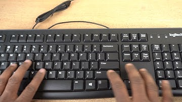 Logitech K120 USB Wired Keyboard || Unboxing