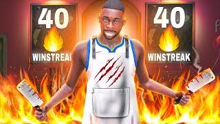 THE BEST 6’8 DEMON BUILD GOING ON A 40 GAME WINSTREAK ON NBA 2K24!