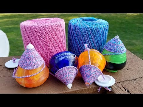 indsigelse bent Høring How to Make Spin Top String The Easiest Way Tutorial. - YouTube