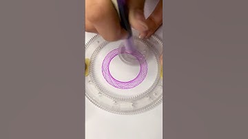 Satisfying ASMR Spiral Visuals & Sounds! #art #shorts #spirograph #asmr #trending #satisfying #relax