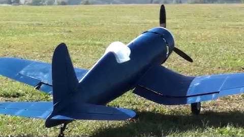 3D LabPrint Vought F4U Corsair maiden flight