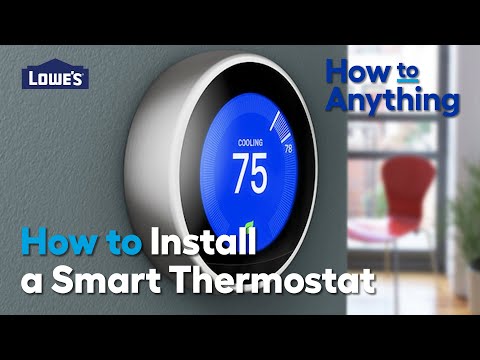 How to Install a Smart Thermostat | How To Anything @lowes