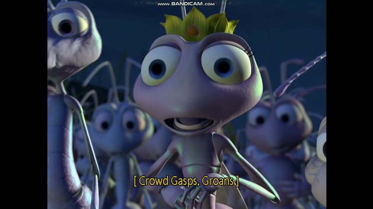 A Bug's Life (1998) P.T. Arrives Scene (Sound Effects Version)