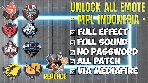 SCRIPT ALL EMOTE MPL INDONESIA Replace U Want Candy | AD GAMERZZ