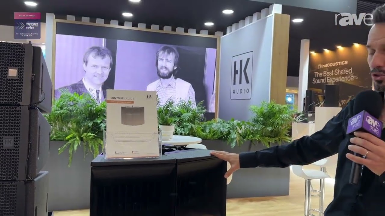 ISE 2026: HK Audio Showcases Contour CX 210 LT Speakers