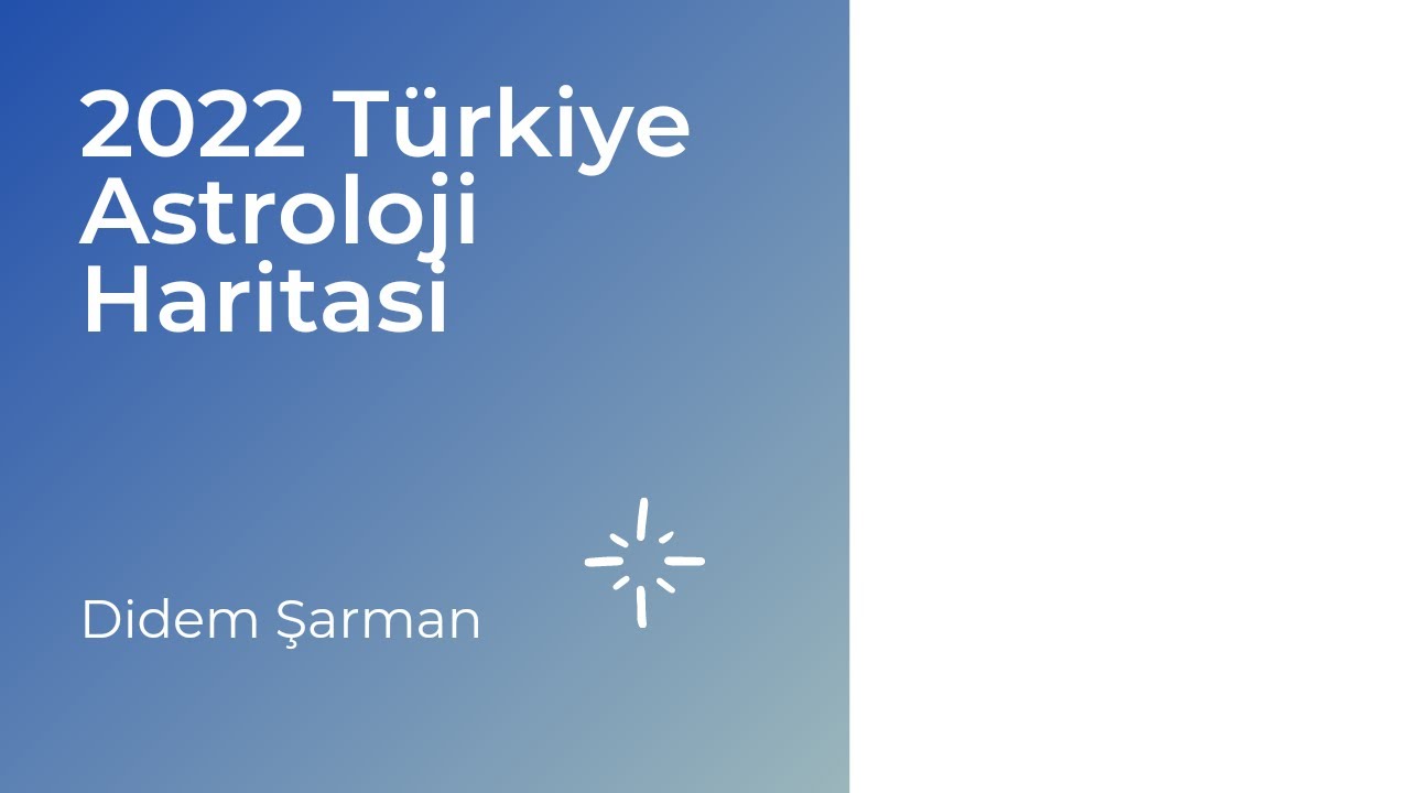 2022 Türkiye Astroloji Haritası