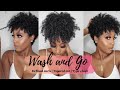 Wash and Go: Defined curls | Tapered cut | Type 4 hair