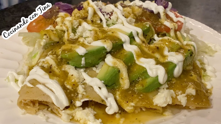 LAS MEJORES ENCHILADAS VERDES QUE VAS A COMER EN TU VIDA |COCINANDO CON TINA