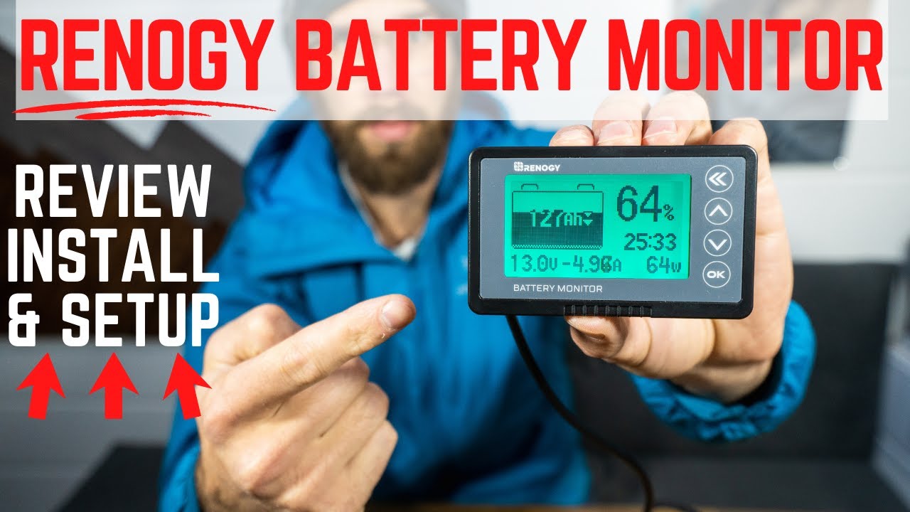 Renogy Battery Monitor: How To Monitor Your Solar Batteries - YouTube
