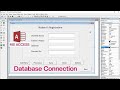 How To Connect Microsoft Access Database with Visual Basic 6.0