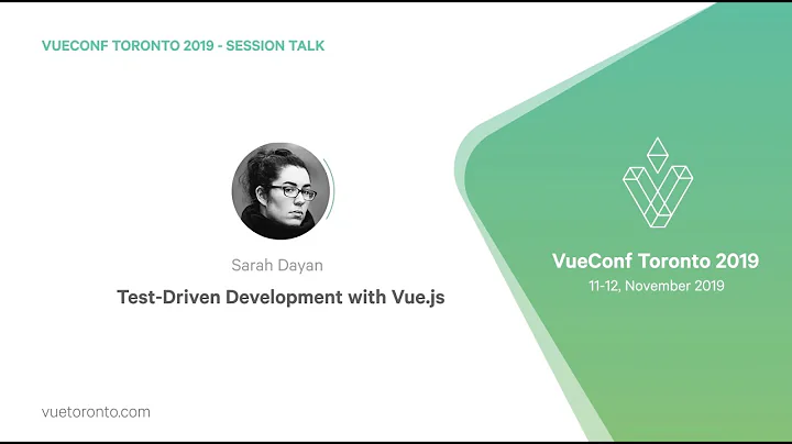 Test driven development with Vue.js by Sarah Dayan