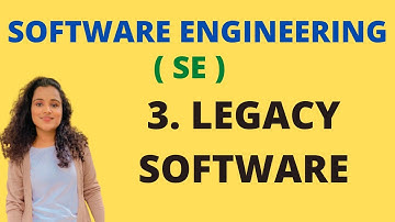 #3 Legacy Software  |SE|