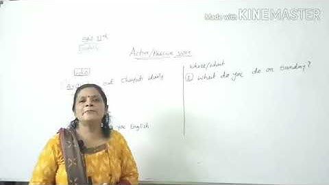 Class 11 gm sub-eng Grammar- active /passive voice part-3 by varsha mam AARADHYA CLASSES