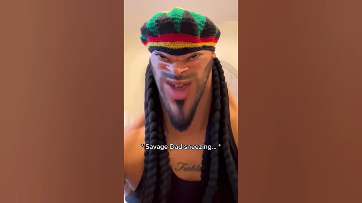 9 YEAR OLD ME SNEEZING VS SAVAGE DAD SNEEZING 😂 #Shorts