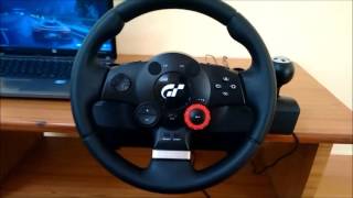 Logitech Driving Force GT Racing Wheel review for PC & PS3 - YouTube
