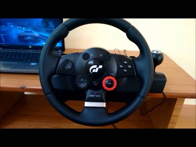  Logitech USB PlayStation 3 Driving Force GT Racing Wheel :  Video Games