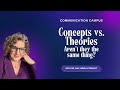 Communication Concepts vs. Theories: What’s the Difference & Why It Matters!"