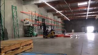 Pallet Rack Build, Time Lapse