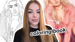 COLORING BOOK CHALLENGE BY A PROFESSIONAL ARTIST 😳