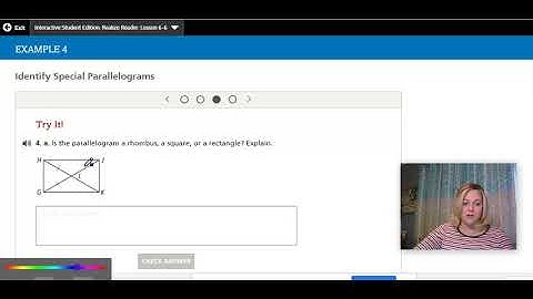 Lesson 6 6 Conditions of Special Parallelograms- Savvas enVision Geometry Tutorial
