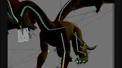 Black Dragon - Modeling, Texturing, Rigging in Blender (WIP 85) Claws Transplant