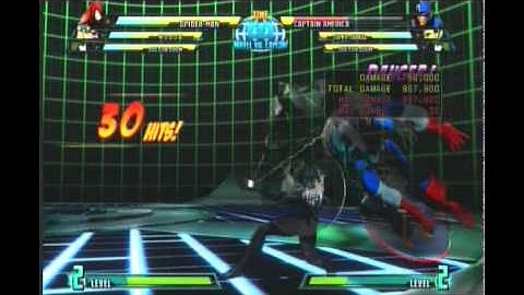 MVC3 - Spider-Man + Dr. Doom Assist 1 Stock Kill Combo